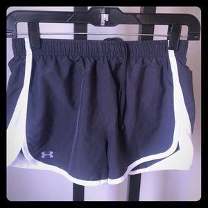 Grey Under Armour running shorts